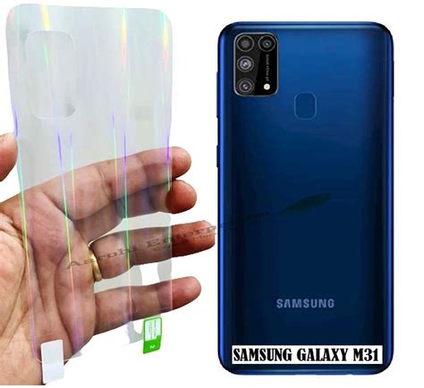 Samsung M31 Back Side Glass Protector