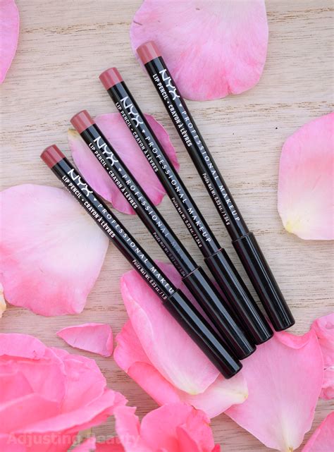 Review: NYX Slim Lip Pencils - Nude Pink, Natural, Peekaboo Neutral