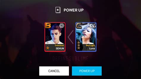 The Sublime: [TIPS & TRICKS] Superstar SMTOWN: Power Up Your Card Using Lower Rank Cards