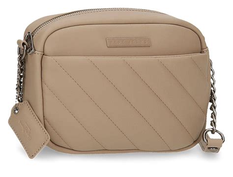 Купить сумка для женщин Pepe Jeans Bags, цвет бежевый, Модель: SHOULDER ...