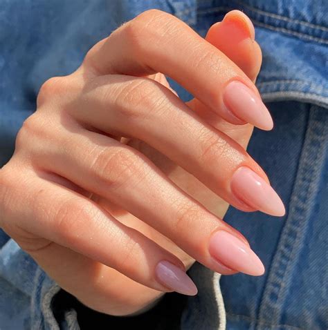 KXAMELIE Light Pink Almond Press-On Nails | Glossy Reusable Jelly Gel