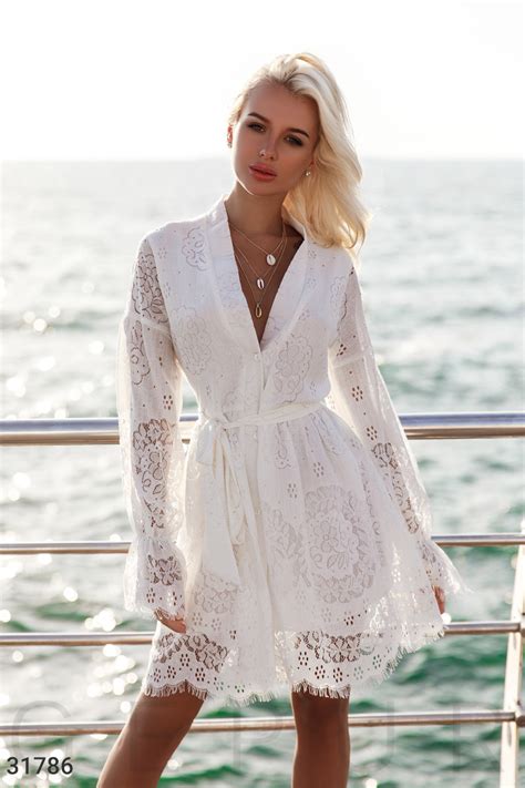 Платье-мини из кружева (№ 31786) ♡ Gepur - women clothes store