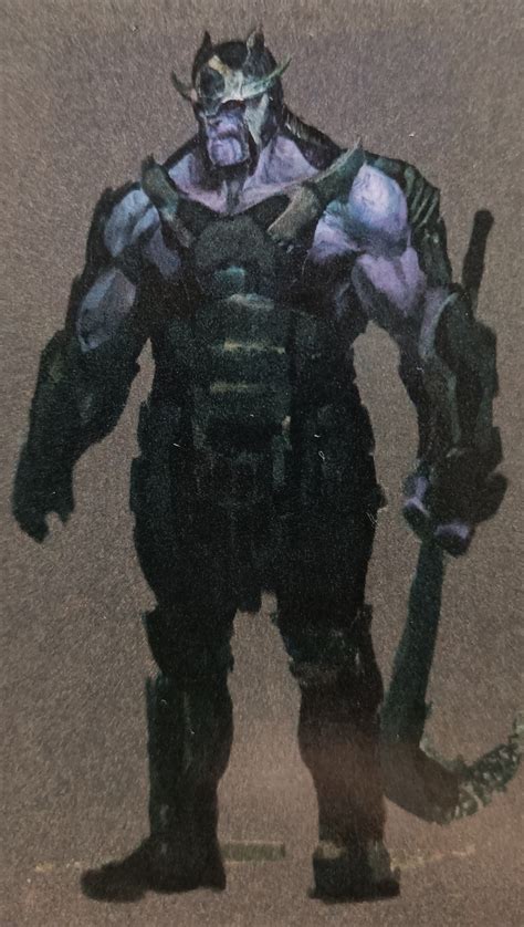 ||Thanos in the Endgame art book Part 11: Warrior... - Thanos' farm