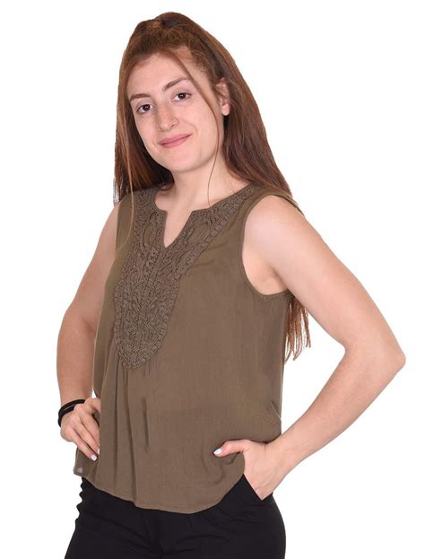 ΓΥΝΑΙΚΕΙΑ ΜΠΛΟΥΖΑ ΧΑΚΙ ONLY 15178428 - Afroditi.com.gr