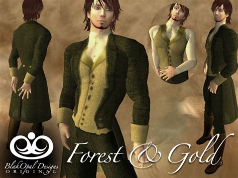 life marketplace forest  gold suit