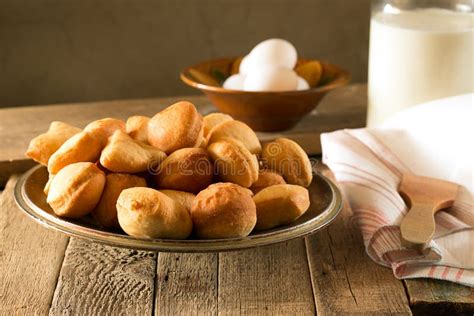 Traditional Kazakh (Asian) Baursak Dish Stock Image - Image of fragrant ...