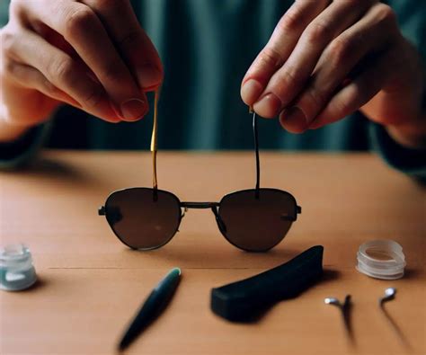 how to tighten glasses arms at home