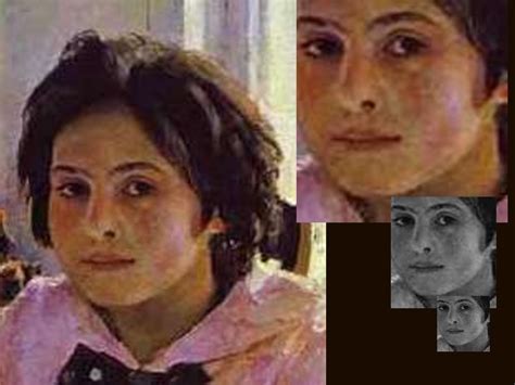 Подготовка к сочинению-описанию картины В. Серова "Девочка с персиками ...