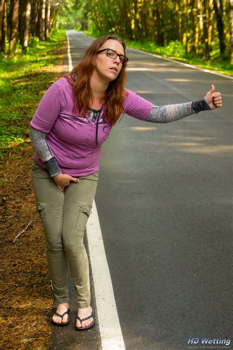 Pictures- Wetting while hitchhiking - Omorashi general - Omorashi