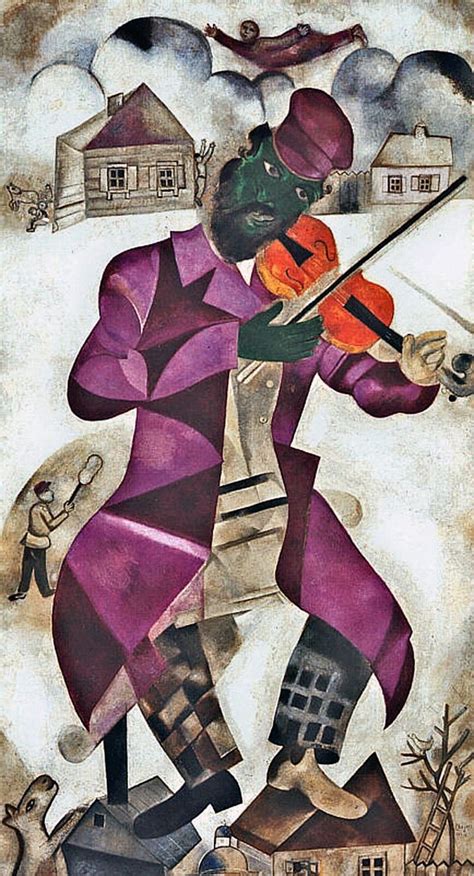 The Green Violinist Marc Chagall 1923-24 | Marc chagall, Chagall ...