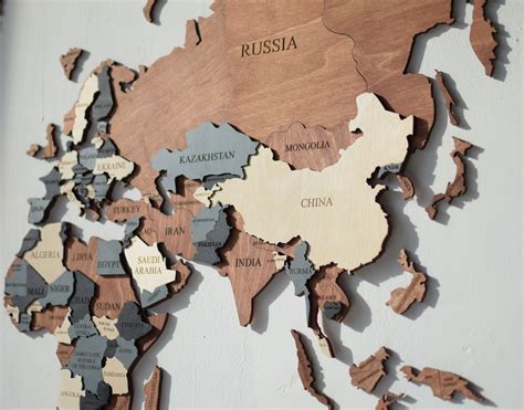 Wooden World Map Wall Art - Weepil Blog and Resources