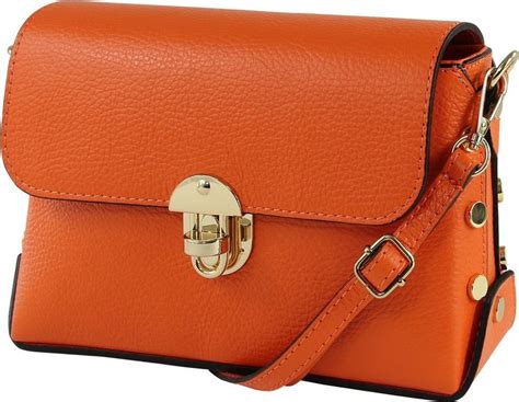 Toscanto Umhängetasche Toscanto Tasche orange Umhängetasche