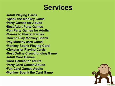 PPT - Spank the Monkey Game PowerPoint Presentation, free download - ID