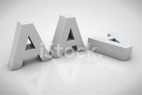 render aaa financial credit notation stock photo royalty