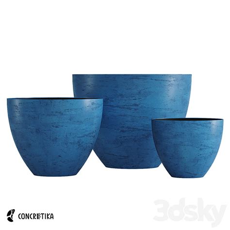 CONCRETIKA UPON Color OM collection - Vase - 3D model