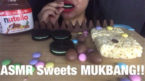 ASMR Sweets MUKBANG!! (No Talking) | E Asmr - YouTube