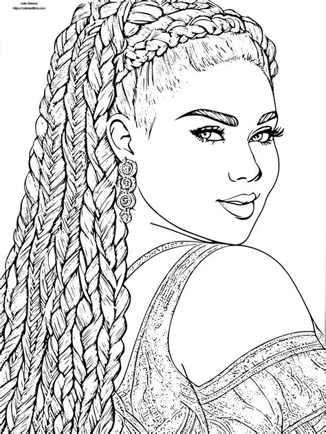 Dibujos De Mujeres Para Imprimir Y Colorear - Dibujos para Imprimir y