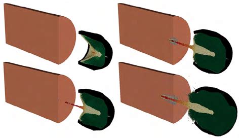 mpm simulation  shaped charge jet formation  penetration