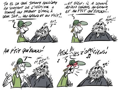 trait portrait histoire drole