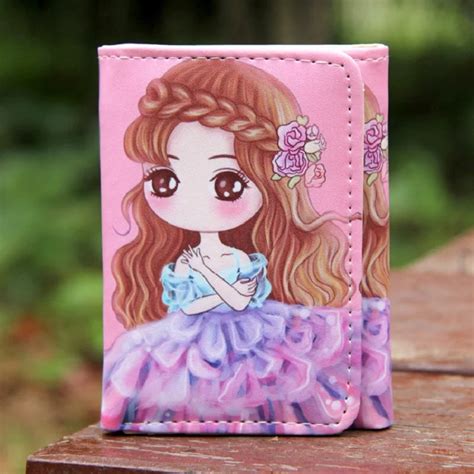 Женские кошельки из искусственной кожи с героями мультфильмов; Детские ...