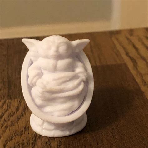 3D Print of Baby Yoda from Star Wars (support free figure) by olsonjw