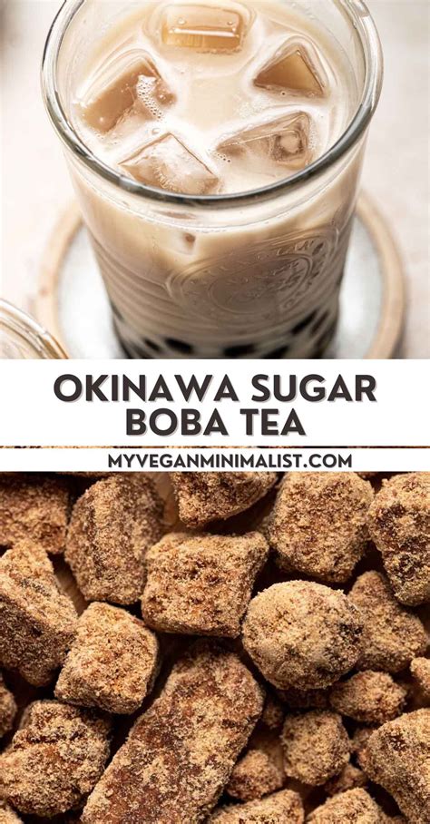 Okinawa Bubble Milk Tea - Boba - My Vegan Minimalist