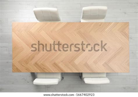 Modern Office Table Chairs Top View Stock Photo 1667402923 | Shutterstock