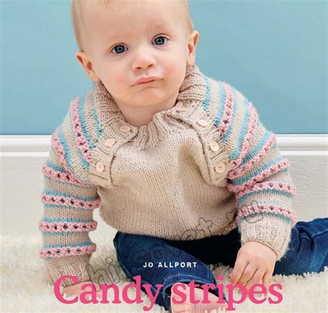 Вязаный джемпер для малыша Candy stripes - Хитсовет