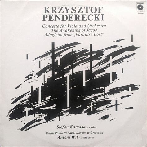 Krzysztof Penderecki - Stefan Kamasa, Polish National Radio Symphony ...