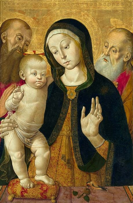 Фунгаи Бернардино (Сиена 1460-1516) - Мадонна с младенцем и двое святых ...