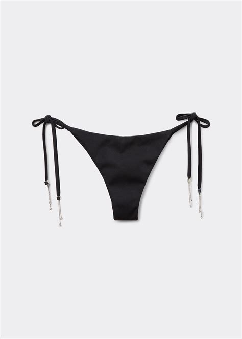 Tie Brazilian Bikini Bottoms Crystal Drops - Calzedonia