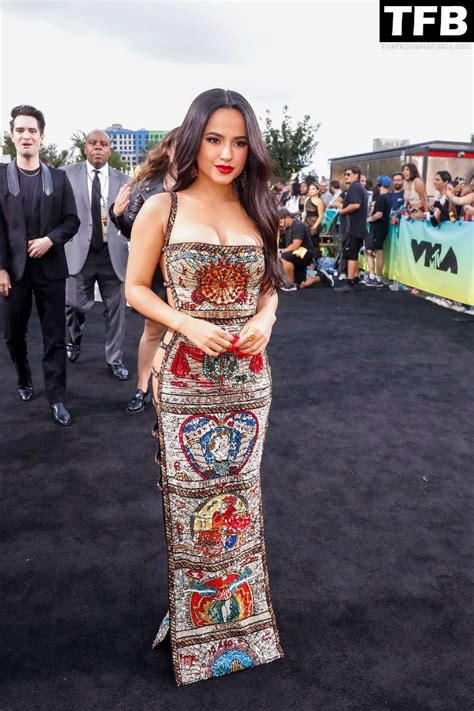 Becky G Poses Without Underwear at the 2022 MTV Video Music Awards in