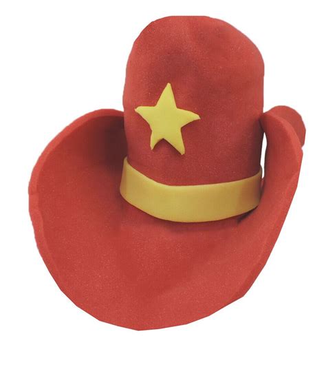 Giant Cowboy Hat Foam 30 Gallon Big Large Huge Jumbo Western Costume Red