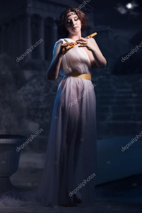 Venus playing the flute — Stock Photo © Demian #74089073