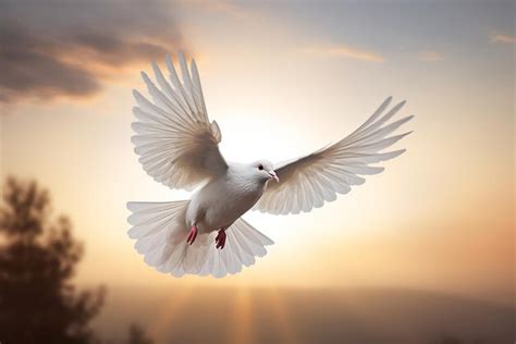 Premium AI Image | The white dove the symbol of peace