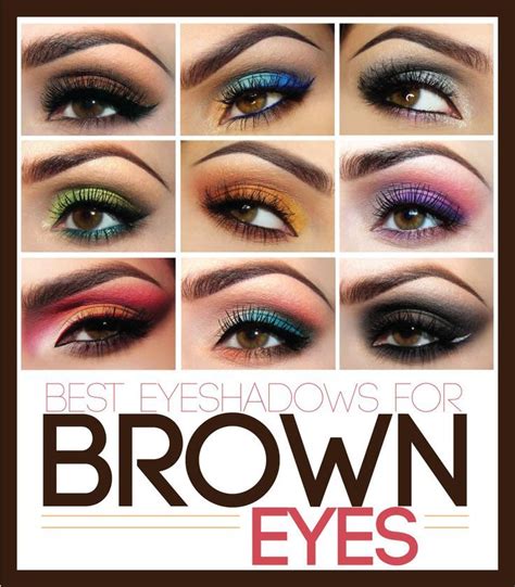 The best eyeshadow colors for brown eyes – Artofit