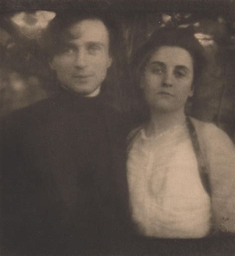 Стейхен и жена в медовый месяц, Лейк-Джордж, 1903 год. Фотограф Эдвард ...