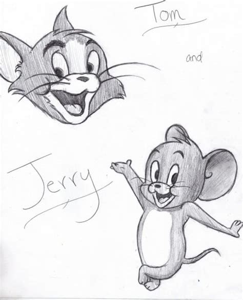 Tom And Jerry Drawing at PaintingValley.com | Explore collection of Tom ...