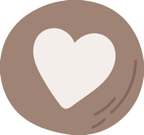 Galleta en forma de corazón | Vector Premium