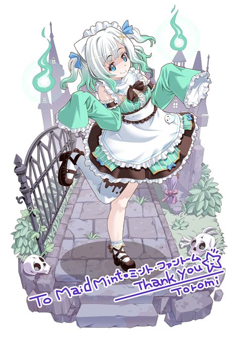 mint fantome (indie virtual youtuber) drawn by toromi_(toromix2) | Danbooru