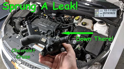 Chevy Cruze sprung a Leak! Coolant Leak Repair! - YouTube