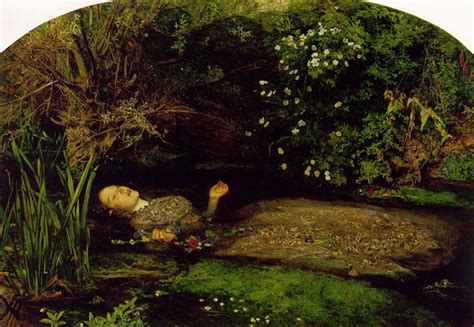 Sir John Everett Millais, Ophelia, 1851-1852, Oil on canvas My ...