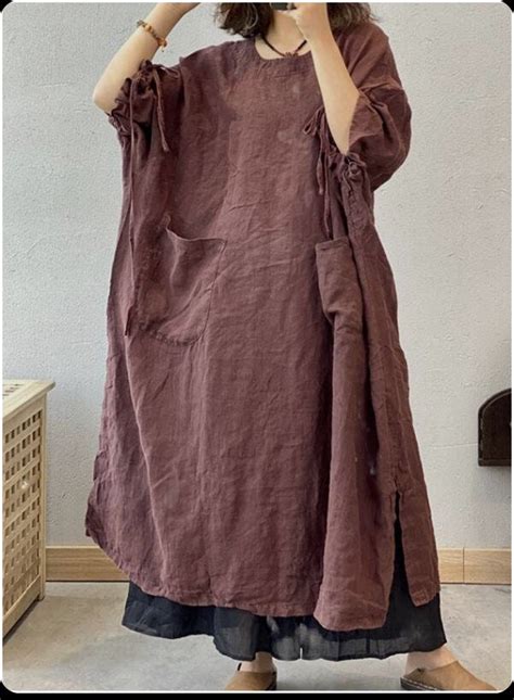 Pin by Галина Вантух on Бохо | Linen clothes, Modest dresses casual ...