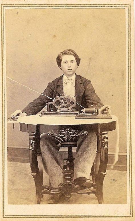 electric telegraph operator