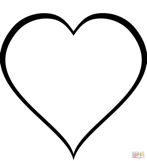 Heart Coloring Pages Printable - King Printables