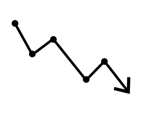 loss graph icon vector illustration  vector art  vecteezy