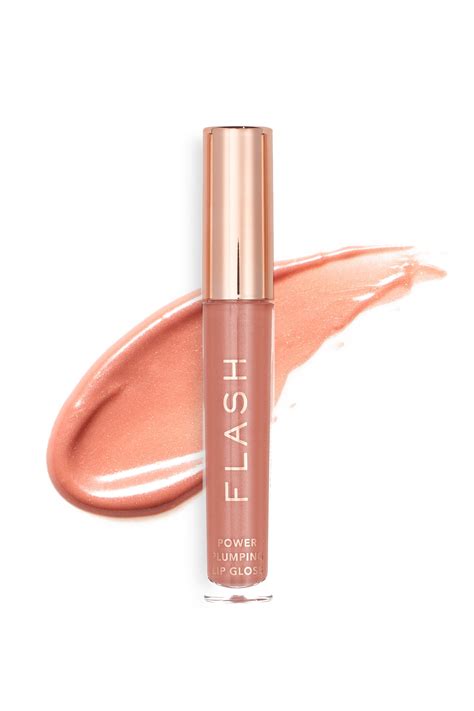 FLASH Power Plumping Lip Gloss - Rose Nude – EVER Skincare