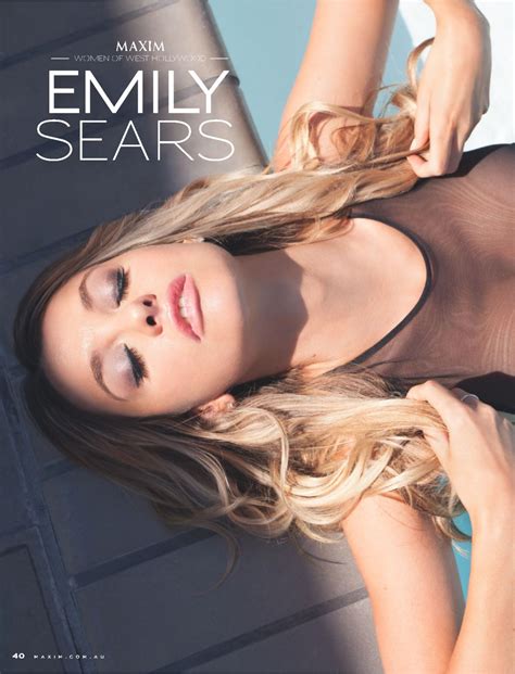 EMILY SEARS in Maxim Magzine, Australia February 2015 Issue – HawtCelebs