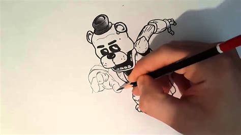 Как нарисовать мишку Фредди поэтапно 5 ночей How to Draw F - YouTube