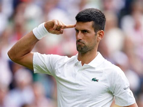 Novak Djokovic Wimbledon It's Novak Djokovic Vs. Matteo Berrettini In